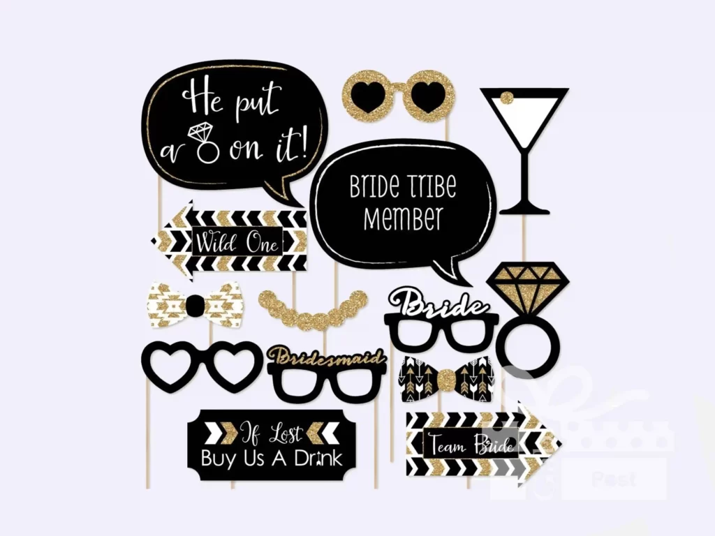 Bachelorette party photo props