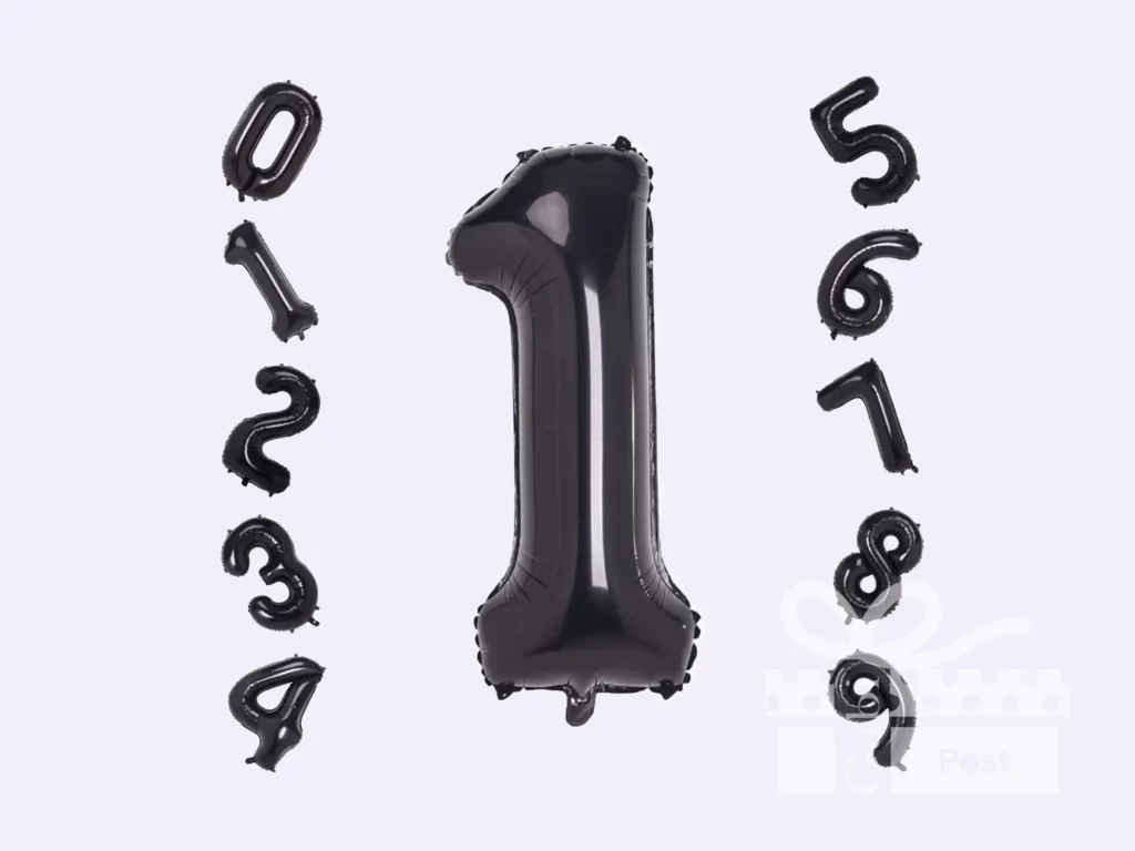 Big Birthday number balloons
