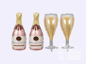 Champagne bottle balloon