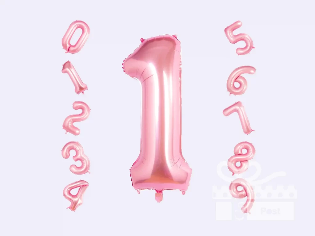Number balloons