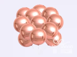 Rose gold balloons