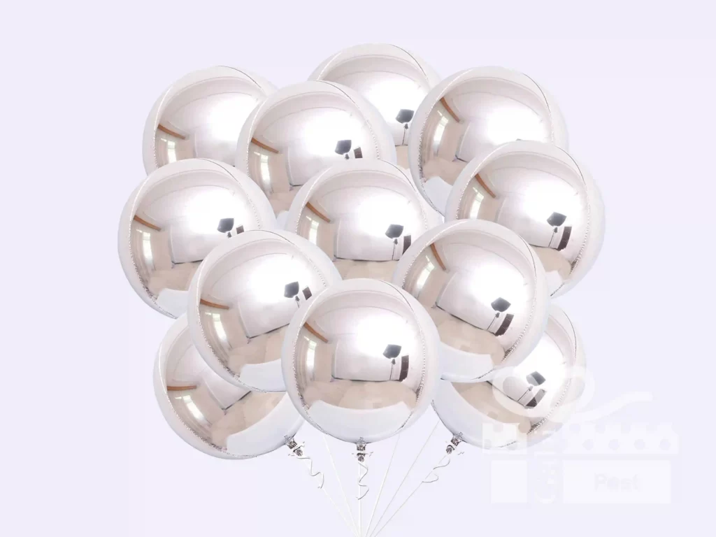 Silver balloons