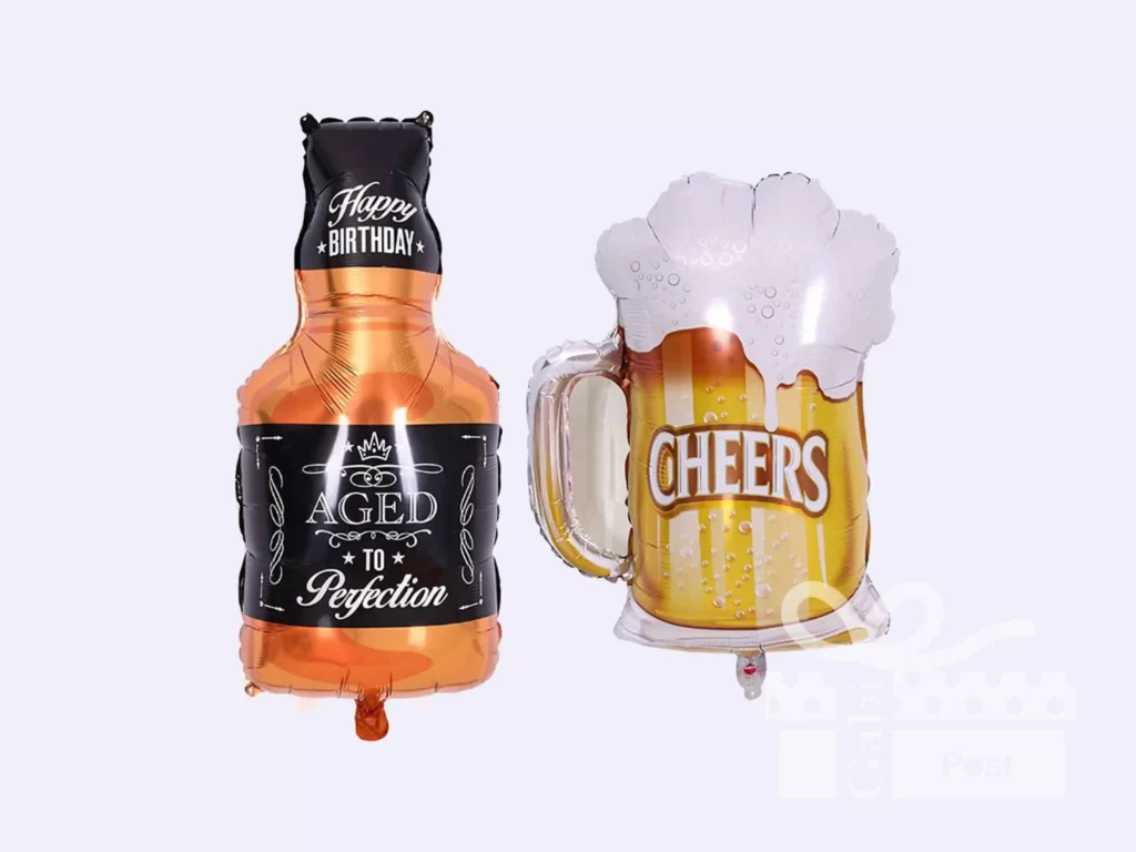 Whiskey bottle balloon beer balloon