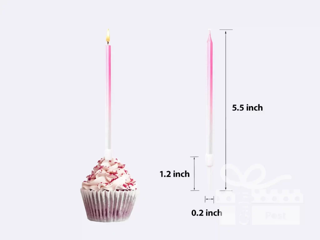 21st birthday candles size