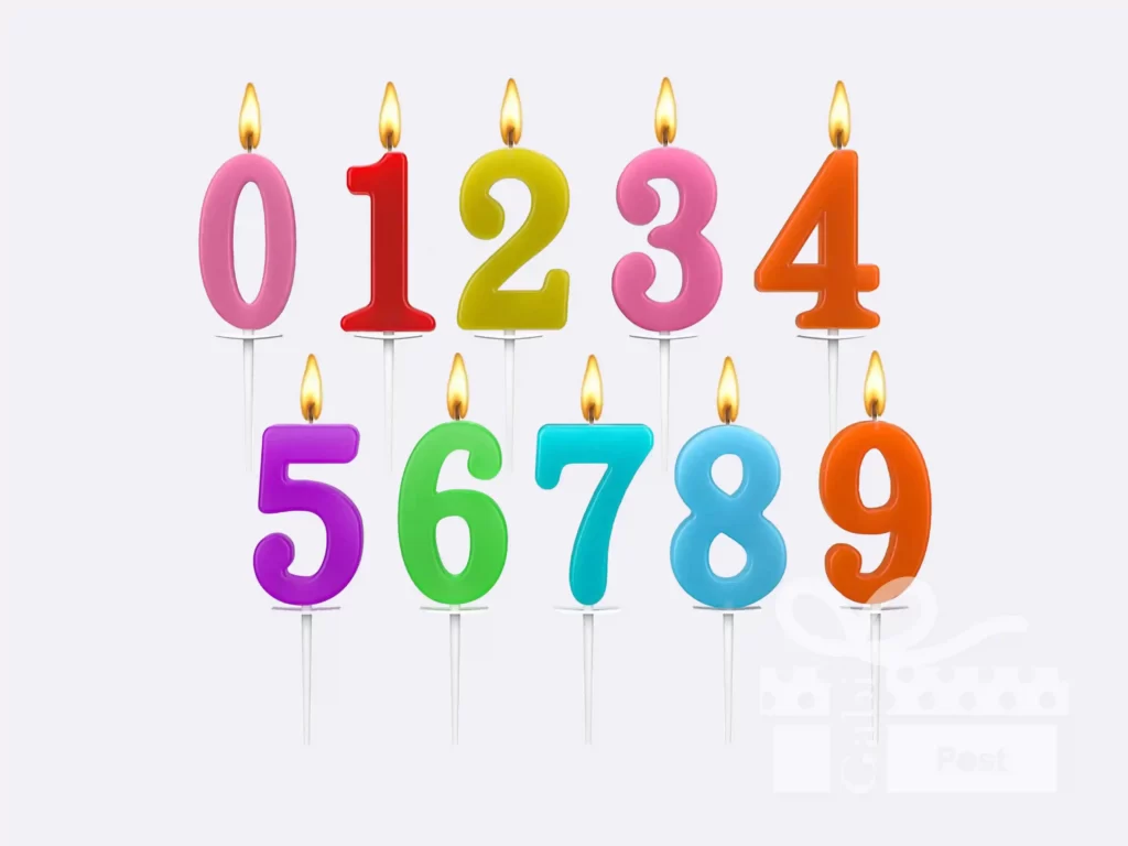 Birthdate candles