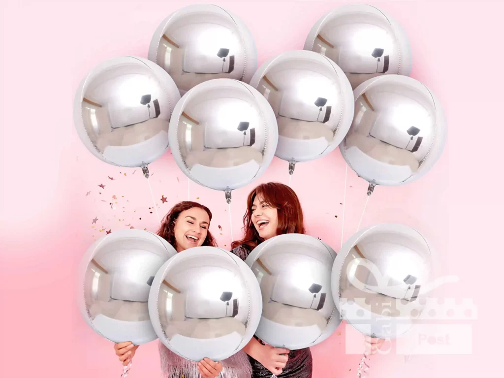 Silver balloons